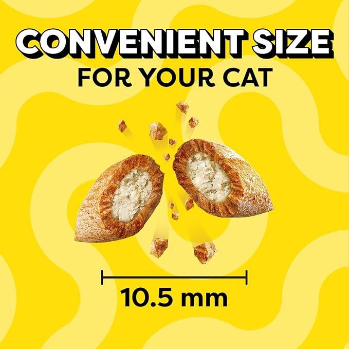 Temptations Cat Treats, Classic Crunchy and Soft Cat Treats, Creamy Dairy Flavor, 3 oz. Pouch (Pack of 12)