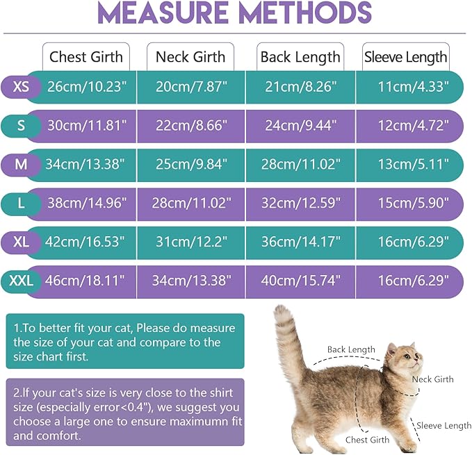 Sticky Cat Clothes Stretchy, Sphynx Hairless Sweater & Pajamas for Cats only, Soft Cat Onesie for Cats After Surgery Female Male & Hair Loss Prevention, Purple 2XL