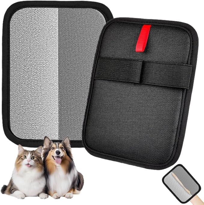 Pet Hair Remover, electrostatic pet Hair Removal Gloves, cat and Dog pet Hair Removal Tools, Suitable for Bed Sheets, Blankets, Clothes, Sofas, Multi-Functional Beauty Gloves -1 Piece