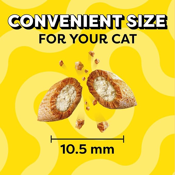 Temptations Cat Treats Classic Crunchy and Soft Cat Treats Variety Pack, 6.3 oz. Pouches (Pack of 4)
