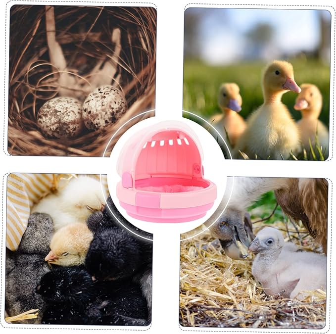 1set Portable Bird Carrier Nest with Warm Pad for Outdoor Cage for Easy to Material for Pet Travel