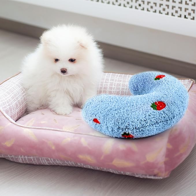 Mity Rain Calming Pillow - Large 14.2" x 9.4", Anxiety Relief for Dogs, Ultra Soft High Density Neck Pillow for Joint Relief Sleeping Improve