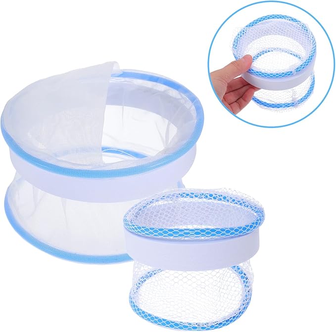 Aquarium Breeding Box and Floating Hatchery Tank Divider, Nylon Mesh Fish Tank Isolation Box for Guppy Fry Nursery and Livebearer Spawning in Freshwater Aquariums