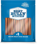 Best Bully Sticks 6 Inch Odor-Free Bully Sticks - 20 Count (Pack of 1) - Bulk Bag, Odorless Natural Grass-Fed Beef, Easily Digestible, No Grain or Rawhide, Ideal for Big Breeds