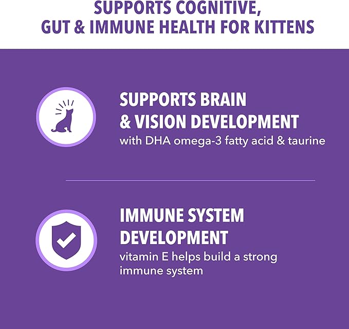 IAMS Proactive Health Kitten Dry Cat Food, Healthy Kitten Food Dry Recipe with Real Chicken in Every Bite, 3.5 Lb. Bag