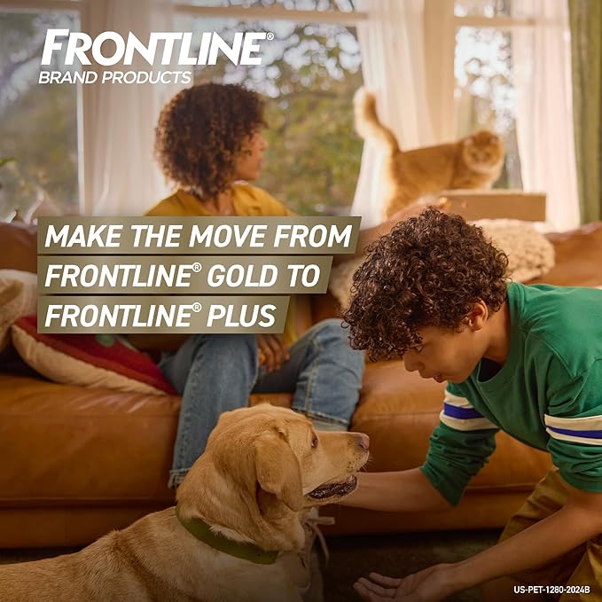 FRONTLINE Gold Flea & Tick Treatment for Medium Dogs Up to 23 to 44 lbs., Pack of 6