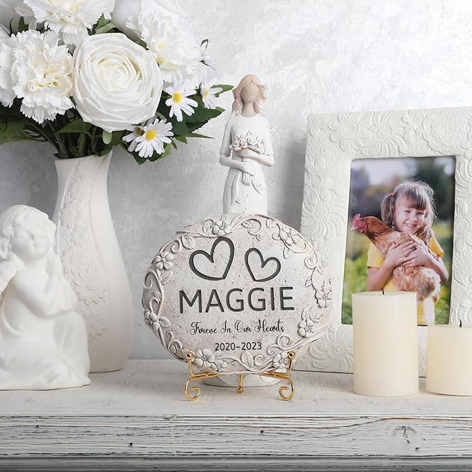 Personalized Rooster Memorial Stone, Pet Grave Marker Chicken, Rooster Headstone, Rooster Tombstone, Rooster Gravestone, Rooster Memorial Stone, Rooster Memorial Gifts