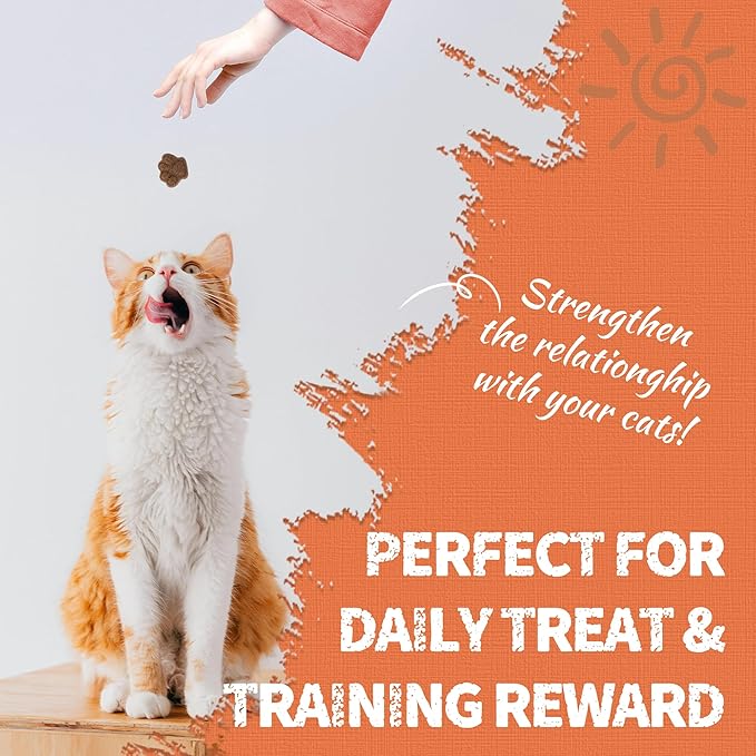 Just Try 16 OZ Probiotic Cat Treats Support Gut Health Chicken Flavor Healthy Cat Snacks Training Biscuits (Probiotic)