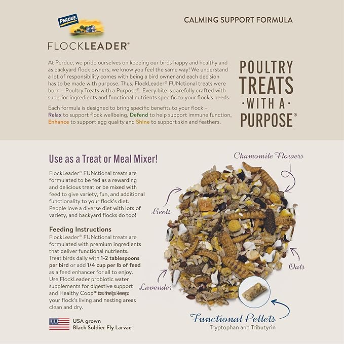 Relax, Functional Poultry Treats for Calming Support, 3.5 lb