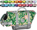 VIVAGLORY Rip Stop Dog Life Vest, Swimming Vest with Handle, Buoyancy for Doggy Puppy, Dog Life Jacket for Swimming & Boating, S, Floral