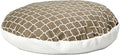 MidWest Homes for Pets Over-Stuffed Dog Bed feat Teflon with Brown/Fleece Pattern, Medium