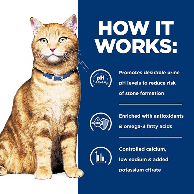 Hill's Prescription Diet c/d Multicare Urinary Care with Ocean Fish Dry Cat Food, Veterinary Diet, 8.5 lb. Bag (Packaging May Vary)