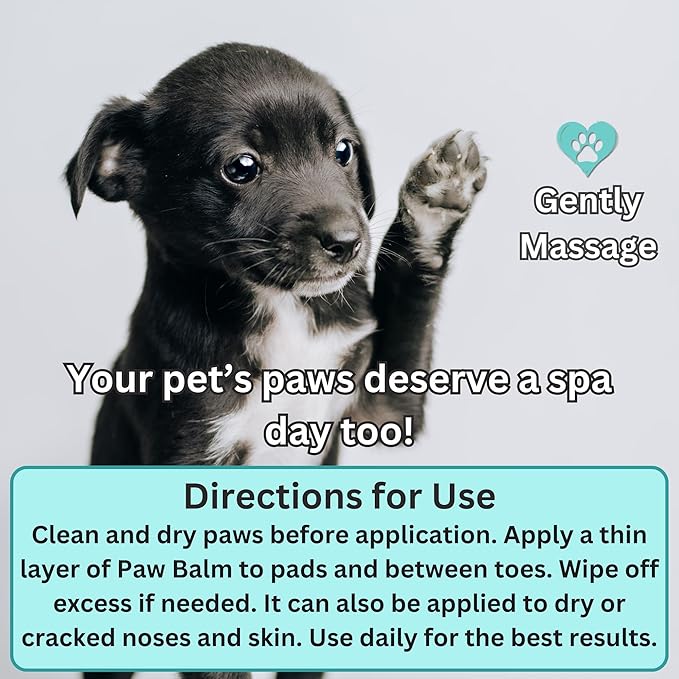 Lick-Safe Organic Paw & Nose Balm for Dogs, Cats & More – All-Natural, Hypoallergenic – Heals, Protects & Restores Dry, Cracked Dog Paws, Snouts & Elbows – Aloe, Avocado Oil, Beeswax – 1.75 oz