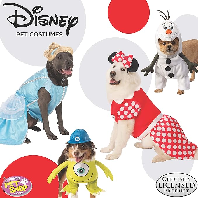 Rubies Disney Little Mermaid: Flounder Pet Costume for For Dogs or Cats, Medium