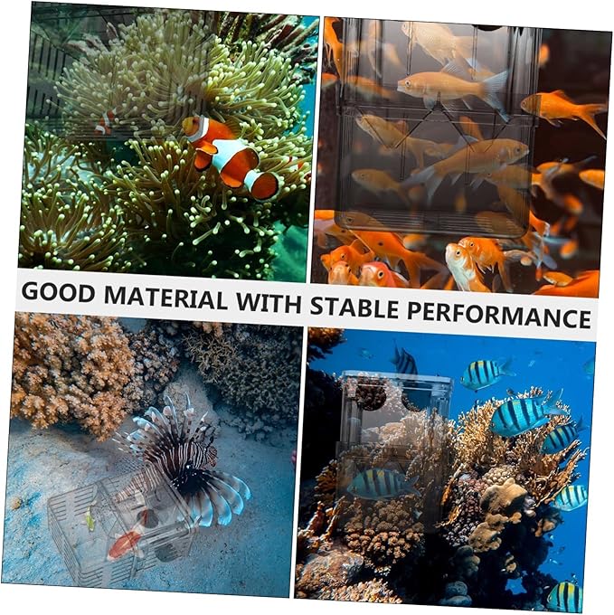 2pcs Aquarium Breeding Box Cups Fish Tank Hatching Incubator Easy Installation Fry Box for Guppies and Betta Safe Material for Optimal Water Quality