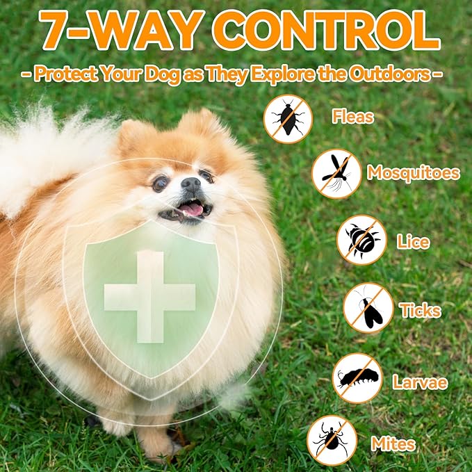 Flea and Tick Prevention for Dogs - 200 Soft Chewables Natural Dog Flea and Tick Support - Oral Flea Supplement for All Breeds & Size Dogs, Puppy Flea Protection - Duck Flavor
