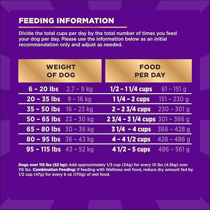 Wellness CORE+ Adult Dry Dog Food with Freeze Dried Pieces, Wholesome Grain Kibble+, Natural, High Protein, Chicken Free, Whitefish, Herring, and Salmon Recipe, 18 lb Bag