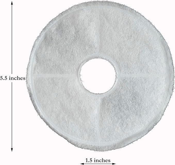 Cat Water Fountain Filter for Catit, Catit Fountain, Flower Fountain, Senses 2.0 Fountain, Pack 6