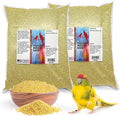 Morning Bird Hulled Millet 18 lbs (2-Pack, 9 lbs Each) – Nutritious Hulled Millet Seed - Easily Digestible with High Fiber, Rich in Vitamins & Minerals for Birds, Ideal Bird Feed for All Bird Types