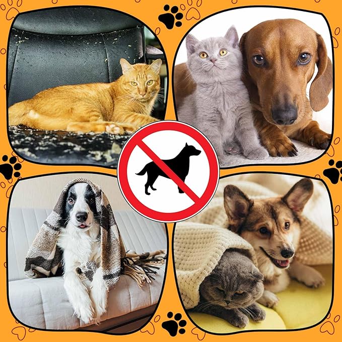 Kigley 1 Pcs Pet Deterrent Mat to Keep Dogs Off Couch, Non-Electric Cat & Dog Deterrent Mat Pain Free Couch Covers to Keep Pets Off Furniture Bed Indoor (66.1" × 59",Coffee)