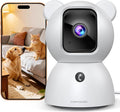 2.5K Camera for Home Security, Non-Subscription AI Human/Pet/Crying Detection, 4MP Dog/Cat/Pet Camera Indoor with Phone App, Pan Tilt 2.4G WiFi Indoor Cameras, IR Night Vision, Full Duplex 2-Way Audio