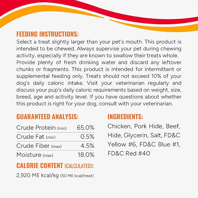 Good 'N' Fun Triple Flavor Wings, Made with Real Meat, Treats for All Dog Sizes
