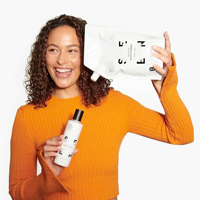 SEEN Conditioner Eco-Refill - Scented- Non-Comedogenic & Hair Conditioner- Dermatologist-Developed -Safe for Sensitive & Acne Prone Skin