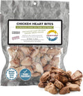 Fresh Is Best Freeze Dried Dog Treats - Raw Freeze Dried Chicken Hearts for Dogs & Cats - Dog Training Treats in Resealable Zipper Bag - High-Protein Single Ingredient - Made in The USA