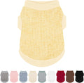 Cozy and Functional Dog Shirts for Small Puppies: Stretchable Ginger Attire with Easy-On Design, Ideal for Chihuahuas and Yorkies - Enhance Comfort and Playfulness on Chill Days XX-Small