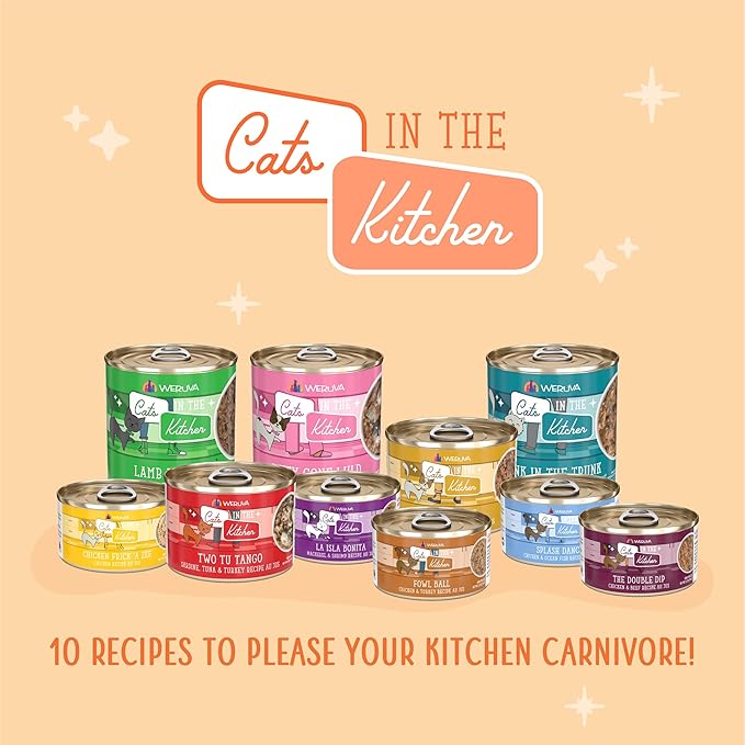 Weruva Cats in The Kitchen, The Coolsville Catch! Variety Pack, 6oz Can (Pack of 12)