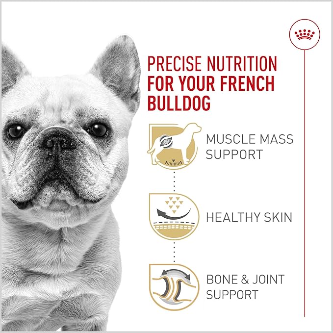 Royal Canin Breed Health Nutrition French Bulldog Adult Dry Dog Food, 6 lb Bag