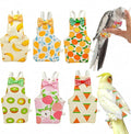 6Pcs Bird Diapers Bird Harness Flight Suits Diapers Reusable Parrot Nappy with Waterproof Inner Layer Washable Cute Urine Wet Suit Costume for Cockatiel Conure Budgie Macaw Parakeet,M