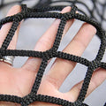 Store Partition Net In Black Knotless Polyester,Scenic Area Fall Protection Nets Mesh Hammock,Balcony Stairs Safety Protective Netting,Kids Playground Fence R(Size:0.5Mx7M（1.64FTx22.96FT）,Color:Black)