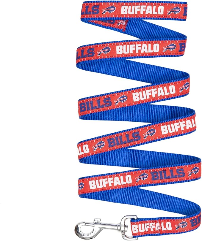 NFL PET Leash Buffalo Bills Dog Leash, Small Football Team Leash for Dogs & Cats. A Shiny & Colorful Cat Leash & Dog Leash Licensed by The NFL