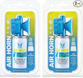 Air Horn, 1.4 oz 120 dB Loud Air Horns for Safety, for Coyotes and Aggressive Dog, Stops Attacking Fighting Barking Chasing, Effective Training Tool & Outdoor Safety Alarm, Blue(2 Pack)