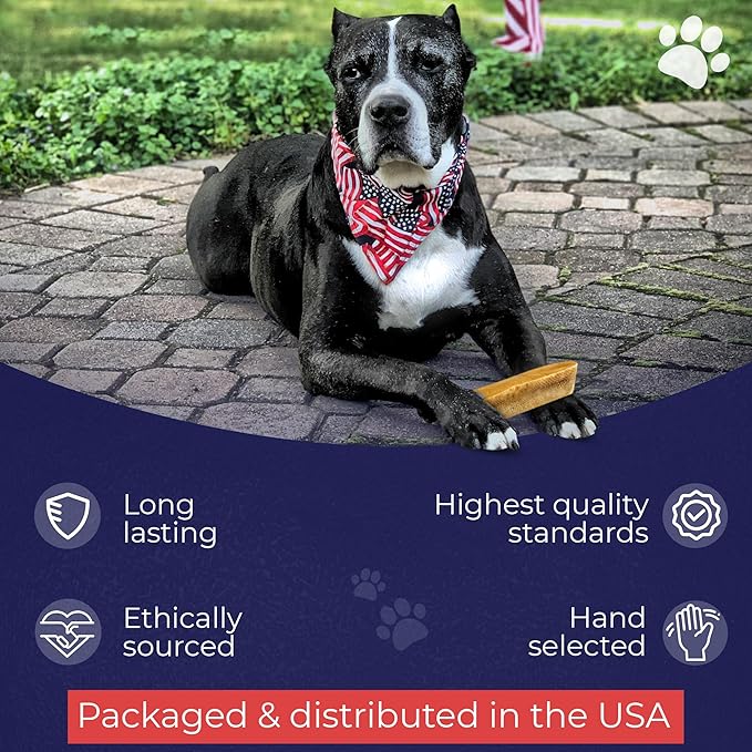 Devil Dog Pet Co. Himalayan Yak Cheese Dog Chews, Extra Large - 3 Pack, 100% Natural & Healthy, Lactose-Free, Long-Lasting Dog Treats, Premium Yak Milk Chew Bones for Dogs