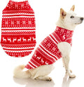 Gooby - Stretch Fleece Vest, Pullover Fleece Vest Jacket Sweater for Dogs, Reindeer Red, 3X-Large
