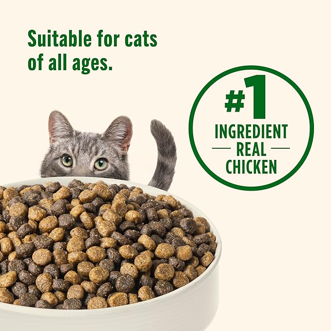 Nutrish Real Chicken & Brown Rice Recipe Dry Cat Food, 6 lb. Bag, Packaging May Vary (Rachael Ray)