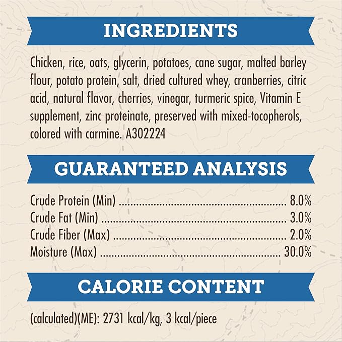 Zuke’s Trail Mix Pet Treats for Dogs, Soft Dog Treats with Real Chicken Recipe - 16 oz. Pouch