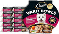 Cesar Warm Bowls Wet Dog Food Chicken & Beef Entrée with Vegetables & a Hint of Cranberry in Broth, Wet Food for Dogs, 2.7 oz Bowls, 10 Count