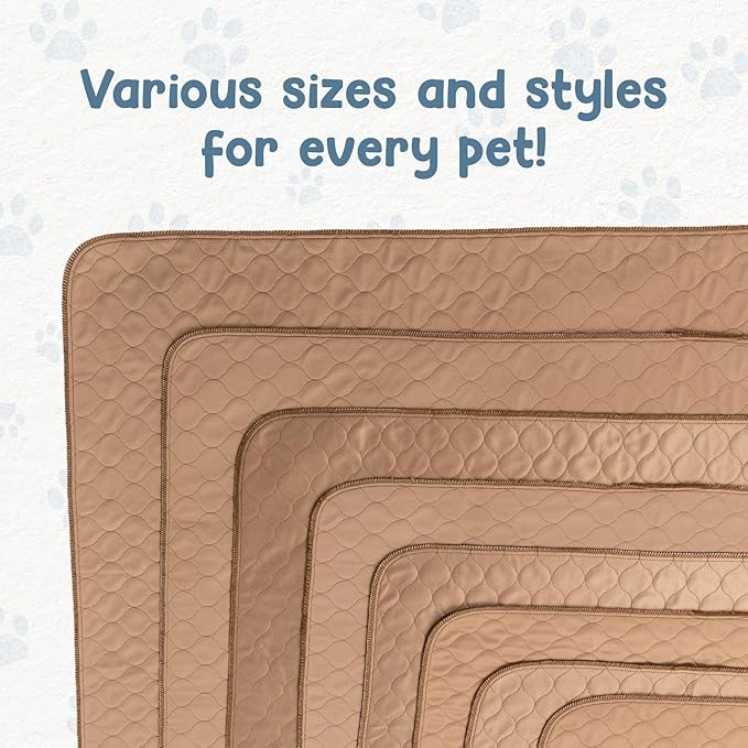 EZwhelp Reusable Dog Pee Pads - Dogs Waterproof Training Pads - Washable & Sanitary - Rounded Corners - Laminated, Lightweight, Durable - Pet Essentials Puppy Training, Whelping - 60" x 60"