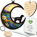 6'' DIY Labrador Memorial Suncatcher, Loss of Dog Sympathy Gift, Bereavement Gifts Dogs Passed Away, Labrador Remembrance Gift for Dog Lovers, Black Lab Memorial Gifts for Women 74-SS1