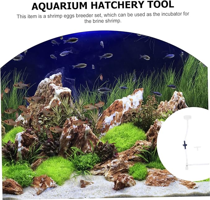 Kisangel 2 Sets Shrimp Hatchery DIY Kits with Soda Bottle Accessories Artemia Egg Hatching Kit for Aquarium and Fish Tank Easy to Install and Clean Efficient Brine Shrimp Breeding Tool with