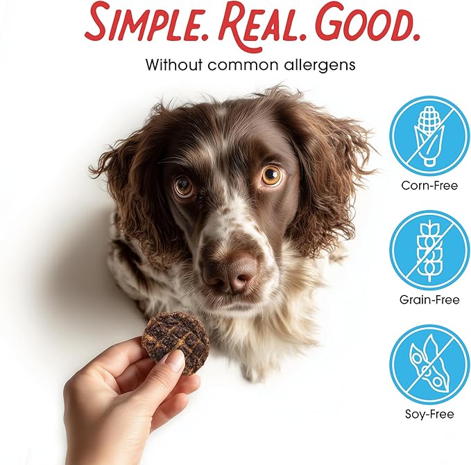 Farmland Traditions Dogs Love Beef Jerky Dog Treats with Only 3 Ingredients and No Fillers, 13.5 Ounce Bag