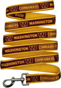 NFL PET Washington Commanders Dog Leash, Large Football Team Leash for Dogs & Cats - Shiny & Colorful, Licensed by The NFL