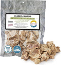 Fresh Is Best Freeze Dried Dog Treats - Raw Freeze Dried Chicken Liver Treats for Dogs & Cats - Chicken Livers in Resealable Zipper Bag - High-Protein Single Ingredient Dog Treat - Made in The USA