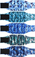 5 Pack Dog Diapers Male Reusable, Premium Belly Bands for Dogs, High Absorbing Male Dog Pee Wraps for Doggie in Incontinence or Excitable Urination Camouflage Pattern M
