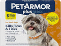 PetArmor Plus Flea and Tick Prevention for Dogs, Small Dog Flea and Tick Treatment, 6 Doses, Waterproof Topical, Fast Acting (5-22 lbs)