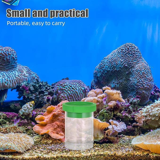 SUPVOX Small Floating Hatching Box for Aquarium Fish Breeding Isolation, Guppy Fry Incubation Tank Divider, Green Compact Breeder Box for Fish Tank Nursery