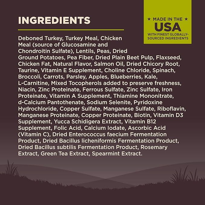 Wellness CORE Healthy Weight Adult Dry Dog Food, Grain Free Kibble, Natural, High Protein, Turkey and Chicken Recipe, 26 lb Bag